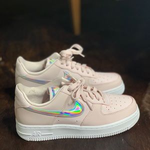 Nike Air Force 1 / Size: 6.5 / Color: Barely Rose/White